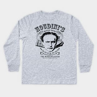 Houdini's Magic Shop Kids Long Sleeve T-Shirt